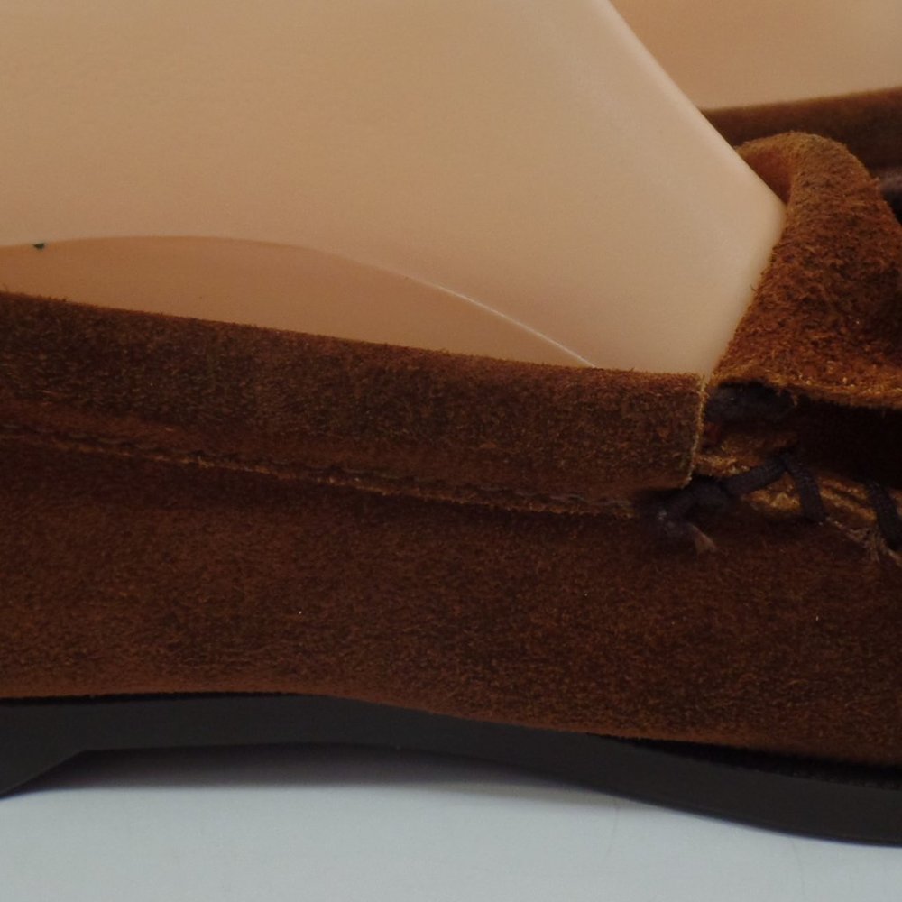 Minnetonka Women's Leather Moccasin Sz 8 W Beading - Picture 7 of 14